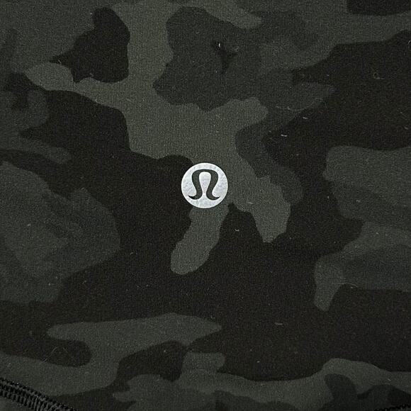 Lululemon Align Pant Full Length 28" Womens Sz 6 Incognito Camo Gator Green Nulu - Picture 5 of 6